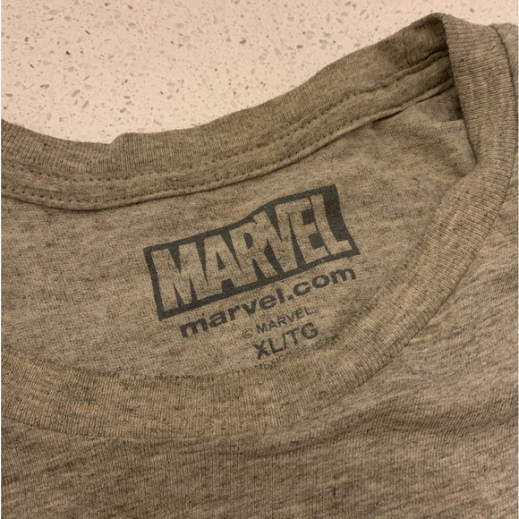Vintage old Marvel tee shirt captain america grey XL - Picture 3 of 3